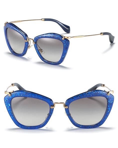 miu miu sunglasses cat eye glitter|miu miu sunglasses cat eye.